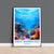 Great Barrier Reef Print, Travel Poster of Great Barrier Reef, Queensland, Australia, Travel Gift