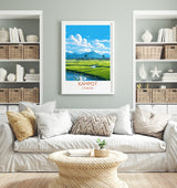Kampot Travel Print, Travel Poster of Kampot, Cambodia, Kampot Gift, Cambodia Gift, Wall Art Print NQ Media Designs