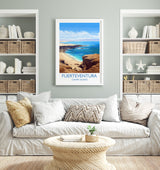 Fuerteventura Travel Print, Travel Poster of Fuerteventura , Canary Islands, Fuerteventura Gift, Wall Art Print NQ Media Designs