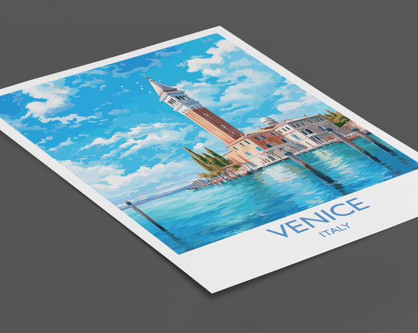 Venice Print, Travel Poster of Venice, Italy, Venice Art, Venice Gift, Wall Art Print