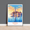 Rovinj Travel Poster, Travel Print of Rovinj, Croatia, Rovinj Art, Rovinj Gift, Wall Art Print NQ Media Designs