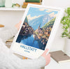 Hallstatt Poster, Travel Print of Hallstatt, Austria, Hallstatt Gift, Travel Gift