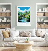 Hebden Bridge Travel Print, Travel Poster of Hebden Bridge, Hebden Bridge, Hebden Bridge Gift, Yorkshire Art, NQ Media Designs