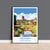 Hexham Travel Print, Travel Poster of Hexham, Northumberland, Hexham Gift, Northumberland Art,