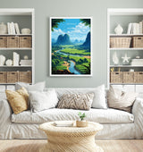 Vietnam Print, Travel Poster of Vietnam, Asia, Vietnam Art, Vietnam Gift, Wall Art Print NQ Media Designs