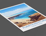 Fuerteventura Travel Print, Travel Poster of Fuerteventura , Canary Islands, Fuerteventura Gift, Wall Art Print NQ Media Designs