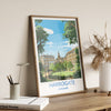 Harrogate Travel Print, Travel Poster of Harrogate, Harrogate, Harrogate Gift, Yorkshire Art,