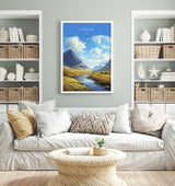 Glencoe Poster, Travel Print of Glencoe, Highlands Gift, Scotland, Highlands Art, Glencoe Gift, Wall Art Print NQ Media Designs