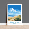 Brancaster Beach Travel Print, Travel Poster of Brancaster, Norfolk Gift, England, Norfolk Art, Brancaster Beach Gift, Wall Art Print NQ Media Designs