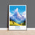 Eiger Travel Print, Travel Poster of Eiger, Switzerland, Eiger Art, Eiger Gift, Switzerland Wall Art Print