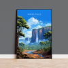 Angel Falls Print, Travel Poster of Angel Falls, Venezuela Art, Angel Falls Art Gift, South America Gift, Travel Gift NQ Media Designs