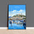 Bodrum Travel Poster, Travel Print of Bodrum, Turkey Poster, Bodrum Gift, Bodrum Art, Turkey Art