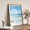 Whitesands Bay Travel Print, Travel Poster of Whitesands Bay, St Davids, Pembrokeshire Art, Whitesands Bay Gift, Wales Gift
