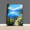 Lake Windermere Travel Print, Lake Windermere Travel Poster, England, Cumbria Art, Lake Windermere Gift, Wall Art Print