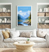 Rocky Mountains Poster, Travel Print of Rocky Mountains, Rockies Art North America, USA, Canada, Travel Gift