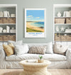 Fistral Beach Print, Travel Poster of Cornwall, England, Cornwall Art, Fistral Beach Gift, Wall Art Print