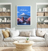 Mount Fuji Print, Travel Poster of Mount Fuji, Japan Art gift, Mount Fuji Art, Travel Gift