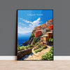 Cinque Terre Travel Print, Travel Poster of Cinque Terre, Italy, Cinque Terre Art, Cinque Terre Gift, Wall Art Print NQ Media Designs
