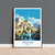 Mostar Travel Print, Travel Poster of Mostar, Bosnia Poster, Mostar Gift, Mostar Art, Bosnia Art