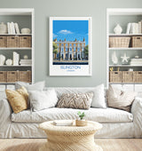 Islington Travel Poster, Travel Print of Islington, London Poster, Islington Gift, Islington Art, London Art UK Travel Gift NQ Media Designs