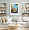 Wimbledon Travel Poster, Travel Print of Wimbledon, London Poster, Wimbledon Gift, Wimbledon Art, London Art UK Travel Gift