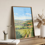 Champagne Poster, Travel Print of Champagne, Wine Region, Champagne Gift Art, France Art, Europe, Travel Gift NQ Media Designs
