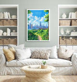 Chicago Print, Travel Poster of Chicago, Illinois, Chicago Art Gift, USA Gift, Wall Art Print NQ Media Designs