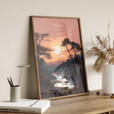 Kruger Travel Print, Travel Poster of Kruger, National Park, Kruger Gift, SouthAfrica Art, Wall Art Print NQ Media Designs
