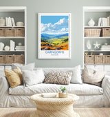 Cairngorms Travel Print, Travel Poster of Cairngorms , Scotland Gift, Cairngorms Art Gift, Scottish Highlands NQ Media Designs