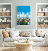 Chennai Poster, Travel Print of Chennai, India, Chennai Art Gift, Wall Art Print NQ Media Designs