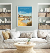 Wells Next the Sea Travel Print, Travel Poster of Wells Next the Sea, Norfolk, England, Norfolk Art, Norfolk Gift, Wall Art Print NQ Media Designs
