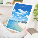 Clearwater Travel Print, Travel Poster of Clearwater, Clearwater Gift,Florida Art Gift,USA Wall Art Print NQ Media Designs