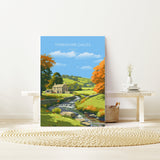 Yorkshire Dales Poster, Travel Print of Yorkshire Dales, England, Yorkshire Dales Art, Yorkshire Dales Gift, Wall Art Print NQ Media Designs