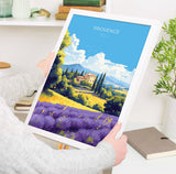 Provence Travel Poster, Travel Print of Provence, France, Provence Gift, France Wall Art, Travel Gift NQ Media Designs