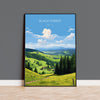 Black Forest Travel Print, Travel Poster of Black Forest , Black ForestGift,Germany Art Gift,Wall Art Print NQ Media Designs