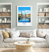 Oslo Poster, Travel Print of Oslo, Norway, Oslo Gift, Norway Wall Art, Travel Gift