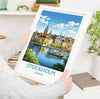 Stockholm Poster, Travel Print of Stockholm, Sweden, Stockholm Gift, Sweden Wall Art, Travel Gift