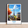 Paris Poster, Travel Print of Paris, France, Paris Gift, France Wall Art, Travel Gift NQ Media Designs