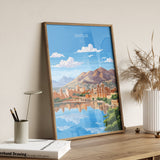 Jaipur Travel Print, Travel Poster of Jaipur, India, Jaipur Gift Art, India Gift, Wall Art Print NQ Media Designs