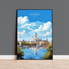 Helsinki Poster, Travel Print of Helsinki, Finland, Helsinki Art Gift, Finland Gift Art, Landscape Wall Art Print