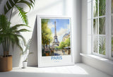 Paris Poster, Travel Print of Paris, France, Paris Gift, Travel Watercolour Gift NQ Media Designs