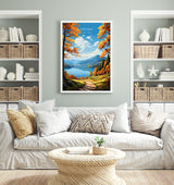Virginia Print, Travel Poster of Virginia, Virginia State, Virginia Art Gift, USA, Travel Gift NQ Media Designs