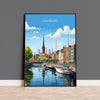 Hamburg Travel Print Wall Art, Travel Poster of Hamburg, Hamburg Gift Art, Germany Wall Decor Art, Travel Gift NQ Media Designs