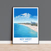 Key West Travel Poster, Travel Printof Key West , Key West Gift,Florida Art Gift,USA Wall Art Print