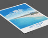 Key West Travel Poster, Travel Printof Key West , Key West Gift,Florida Art Gift,USA Wall Art Print