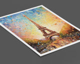 Paris Wall Art Poster, Abstract Art Travel Print, Travel Poster of Eiffel Tower, Paris Abstract Art , Paris Art Gift, France, Wall Art Print NQ Media Designs