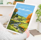 Yorkshire Dales Poster, Travel Print of Yorkshire Dales, England, Yorkshire Dales Art, Yorkshire Dales Gift, Wall Art Print NQ Media Designs