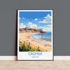 Cromer Beach Travel Print, Travel Poster of Cromer , Norfolk Gift, England, Norfolk Art, Cromer Beach Gift, Wall Art Print