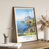 Lofoten Islands Travel Print, Travel Poster of Lofoten,Lofoten Islands Art Print, Norwegian Wall Print, Lofoten Gift,Lofoten Artwork