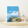 Anglesey Travel Print, Anglesey Travel Poster, Wales, Welsh Art, Anglesey Gift, Wall Art Print